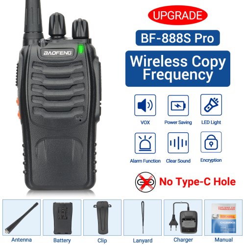 Image de Talkie-Walkie Baofeng BF-88E UHF Longue Portée