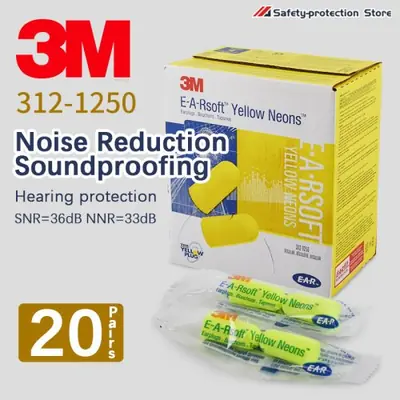 Image de Bouchons d'oreilles antibruit 3M - Protection auditive professionnelle