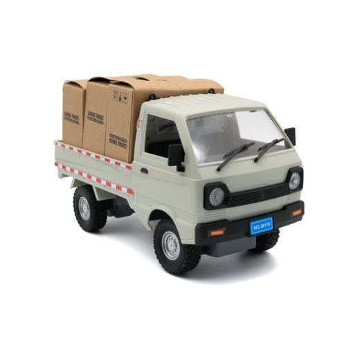 Imagen de 1:10/1:16 Wpl D12 Rc coche simulación deriva escalada camión luz Led carga Rc juguete eléctrico modelo para niños regalos sorpresa de Navidad