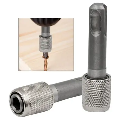 Image de Adaptateur SDS vers Hexagonal - Convertisseur de Perceuse à Percussion