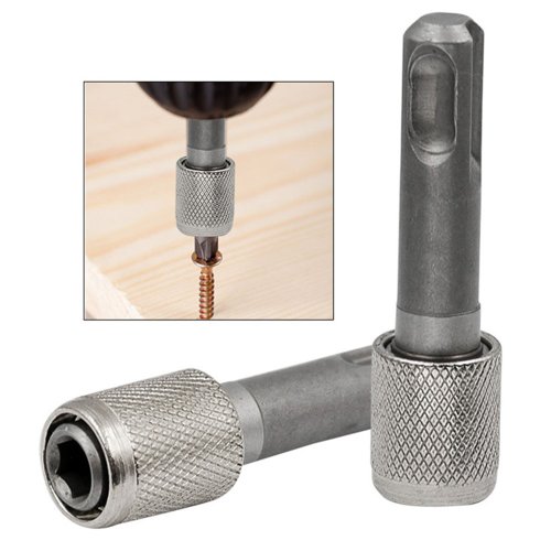Afbeelding van SDS-Ronde Schacht naar Zeshoek Converter Adapter voor Elektrische Hamer – Universele Impactboorkop Verlengstuk met Robuuste Bouw