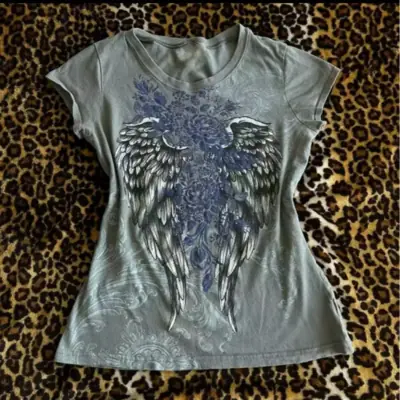 Image de T-Shirt Y2K Fée Grunge Manches Longues