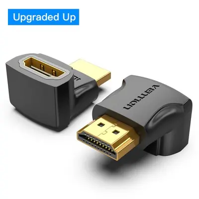 Image de Adaptateur HDMI Angle Droit 90°/270° - Connecteur Mâle/Femelle 4K HD