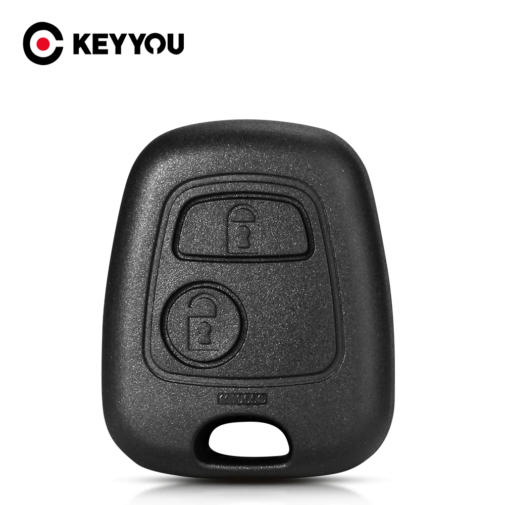 Immagine di Custodia Protettiva per Chiave Auto Keyou – Copertura in Silicone per Fob Chiave Telecomando Peugeot 106, 107, 206, 207, 306, 307, 406, 407 e Citroën C1, C2, C3, C4, C5, Xsara Picasso