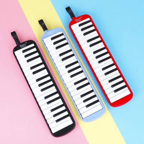 Afbeelding van IRIN 32-toetsen Melodica Piano-stijl Muziekinstrument met Draagtas en Mondstuk – Educatief Harmonica voor Kinderen en Beginners