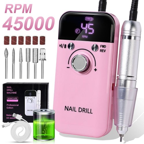 Image de Perceuse à Ongles Électrique Pro - 45 000 RPM