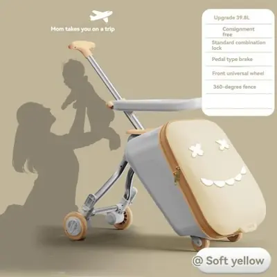 Image de Coffre de Voyage Enfant - Voiture Pliable 20 Pouces