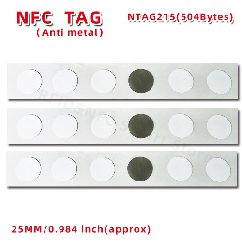 Zdjęcie NFC Tag na Metal – Odporny na Interferencje, Uniwersalny dla Telefonów