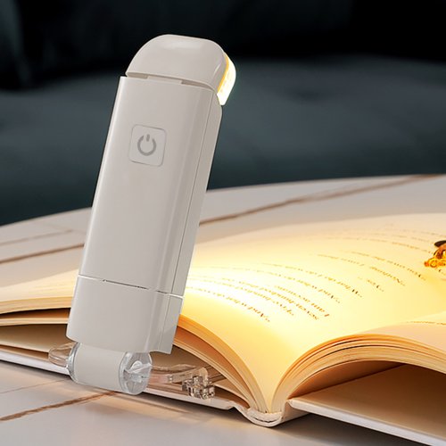 Image de Lampe de Lecture LED Portable - Clip sur Livre