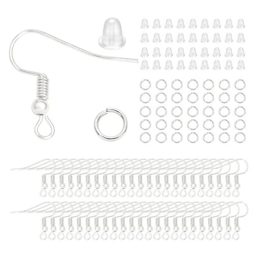300Pcs srebrny