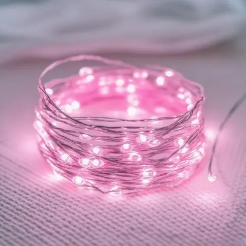 Image de Guirlande Lumineuse LED Cuivre - Déco Noël & Mariage