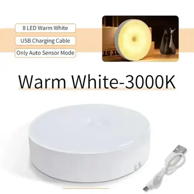 Image de Lumière LED Puck Sans Fil avec Capteur de Mouvement