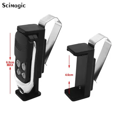Image de Support de Télécommande de Garage - Clip Ajustable pour Pare-soleil