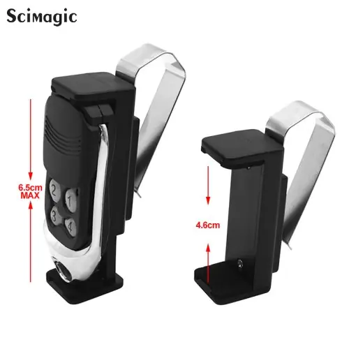 Image de Support de Télécommande de Garage - Clip Ajustable pour Pare-soleil
