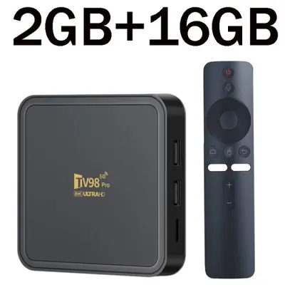 Image de TV Box Android 14 8K Ultra HD - 8GB/128GB - WiFi 5G & 4G - Contrôle Vocal