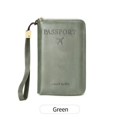 Image de Porte-Passeport Voyage en Cuir PU - Grand Capacité & Multifonctionnel