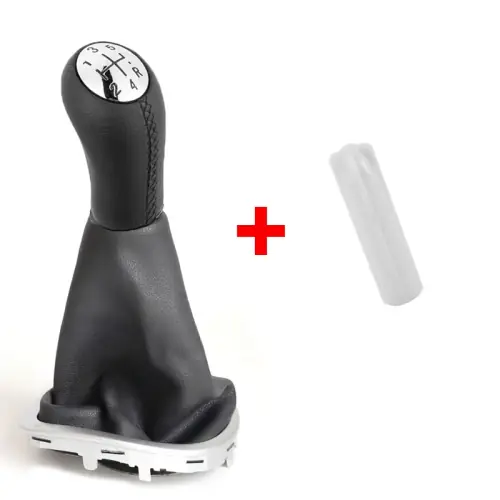 Image de Pommeau de levier de vitesse en cuir - pour Renault Clio 3