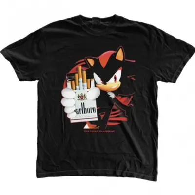 Image de T-Shirt Sonic Adventure Ultimate Power - Style Gothique Y2K