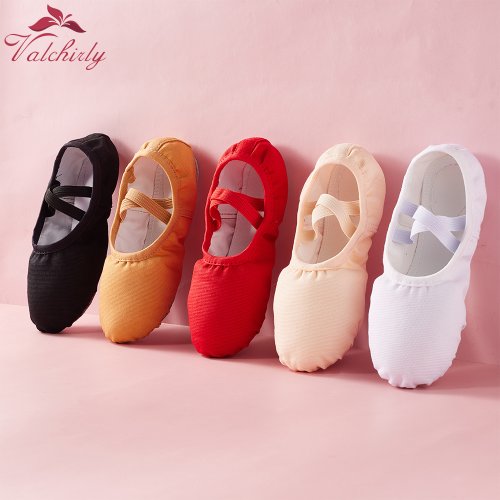 Image de Pantoufles de Ballet Enfants & Adultes - Semelle Souple Sans Lacets