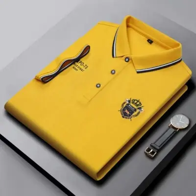 Image de Polo Homme Brodé Été - Style Streetwear Luxe