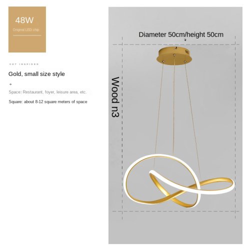 Image de Lampe Suspension Trèfle - Design Nordique Moderne