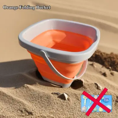 Image de Seau Plage Pliant - Jouet d'Été pour Enfants