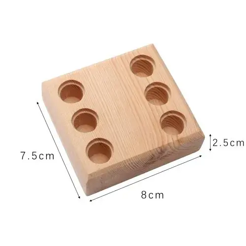 Image de Organisateur de Pinces en Bois Massif - Rangement Pratique pour Bijoutiers