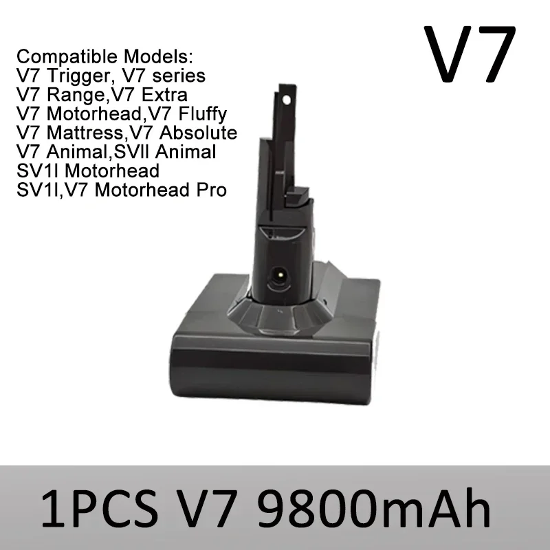 1PCS V7 9800mAh