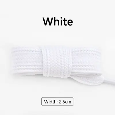 Image de Lacets larges tendance 2,5 cm - Pour baskets & chaussures