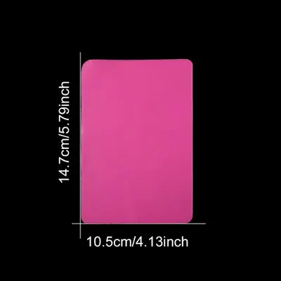 Image de Tapis de travail en silicone pour résine époxy - Bleu & Rose