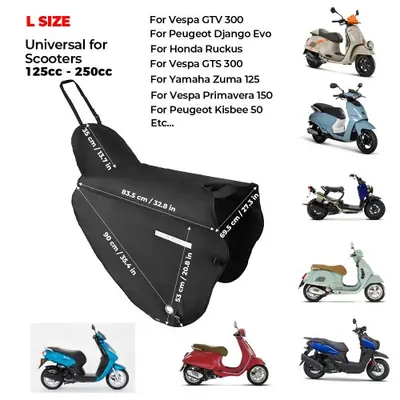 Image de Housse de Jambe Chaude pour Scooter - Protection Hiver