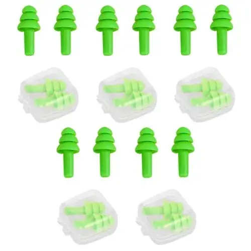 Image de Bouchons d'oreille en Silicone - Anti-Bruit & Étanches