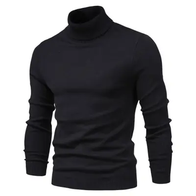 Image de Pull Col Roulé Homme Hiver - Élégant & Chaud