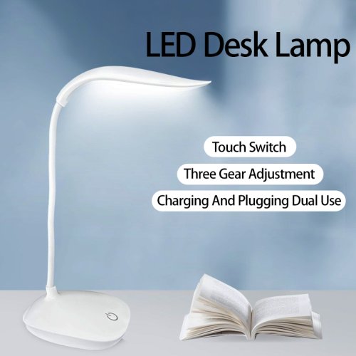 Image de Lampe de Bureau LED tactile - Éclairage doux pour la lecture