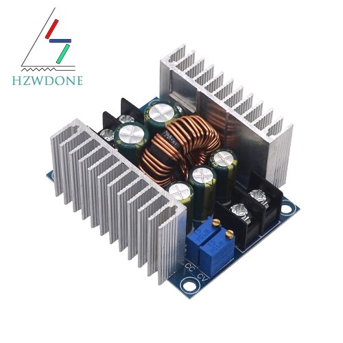 Imagen de Módulo Convertidor DC-DC Reductor Ajustable de 300W con Controlador LED de Corriente Constante de 20A