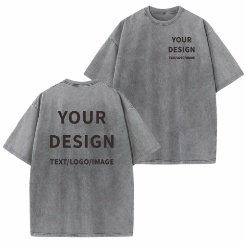 T-Shirt Uomo in Cotone Puro 100% con Logo Personalizzato, Maniche Corte, Design Ricamato e Stampa Trendy, Stile Urbano Europeo e Americano