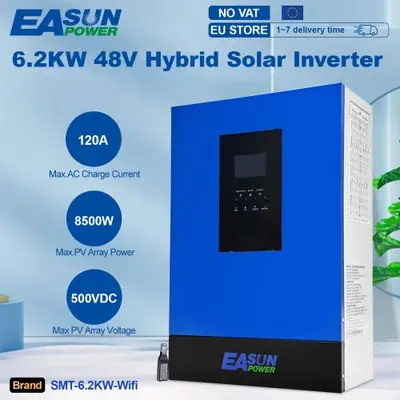 Image de Onduleur Solaire Hybride 2kW - Sinusoïdal Pur 230V AC