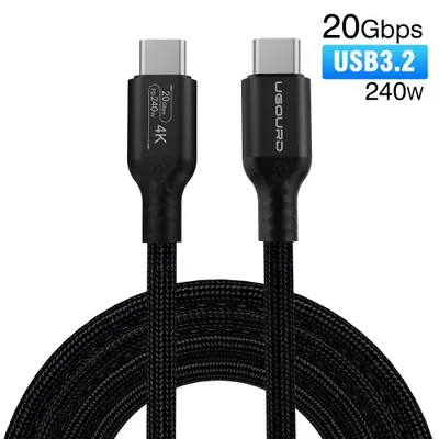 Image de Câble USB-C 20Gbps 5m - Charge Rapide 240W & Transfert Ultra-Fast