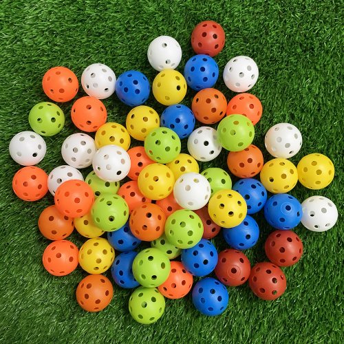 Image de Balles de Golf d'Entraînement Perforées 42mm - 24 Pièces