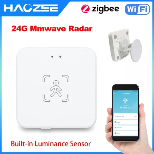 Bild von Haozee 24G Zigbee Human Presence Detector Smart Human Body PIR Sensor Radar DetectorBewegungssensoren Unterstützung Home Assistant