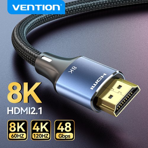 Zdjęcie Kabel HDMI 2.1 8K 60Hz – Idealny dla PS5 i Xiaomi Mi Box