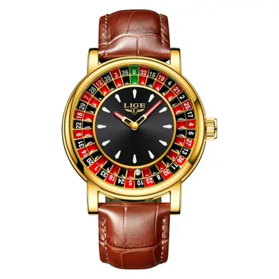 Image de Montre Homme Thème Las Vegas - Cadran Rotatif & Luminosité