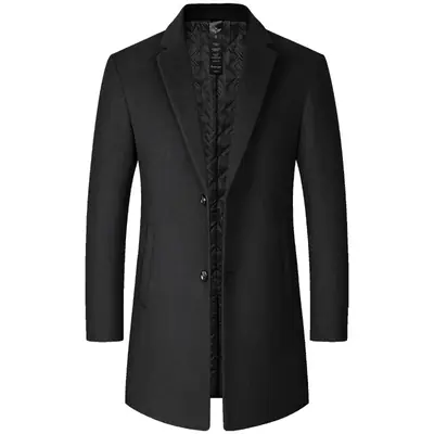 Image de Trench Coat Homme Automne-Hiver - Élégant & Chaud