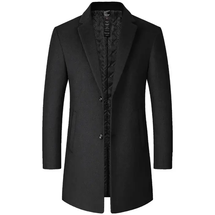 Image de Trench Coat Homme Automne-Hiver - Élégant & Chaud
