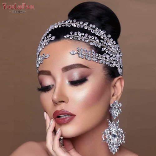 Imagen de Diadema de Boda Brillante con Diamantes de Imitación