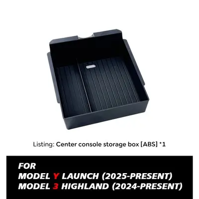 Image de Boîte de Rangement Console Tesla Model Y & Model 3 - Silicone Premium