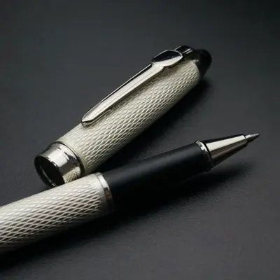 Image de Stylo Rollerball Luxe Acier Inoxydable