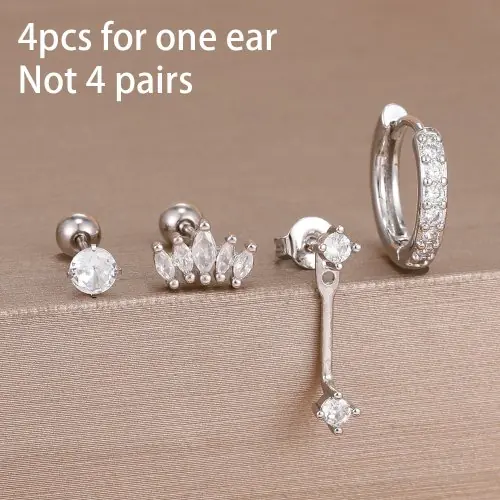 10-zilver-wit-4PCS