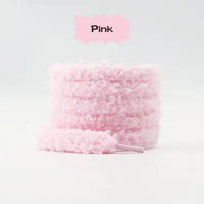 Image de Lacets Peluche Ronds 1cm - Style Décontracté & Confort