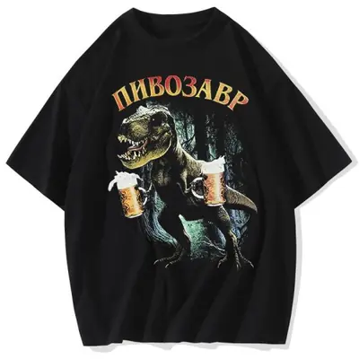 Image de T-Shirt Pivosaurus - Style Harajuku & Streetwear